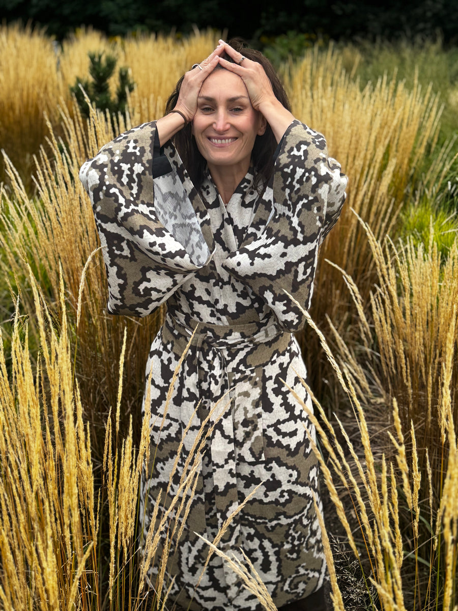 Kimono WILD LAND long