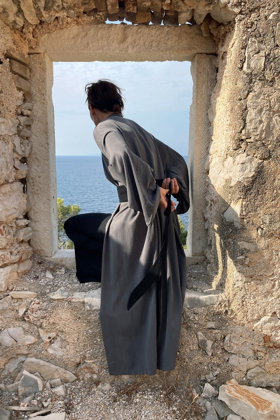 Kimono BASALT tencel WOMEN