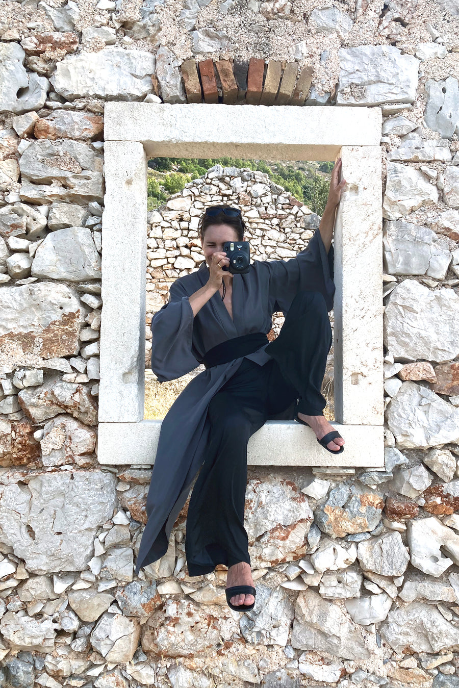 Kimono BASALT tencel WOMEN
