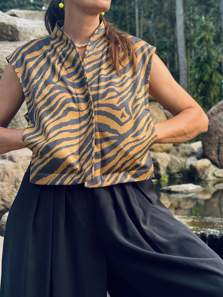 Kamizelka EMI Zebra Brown