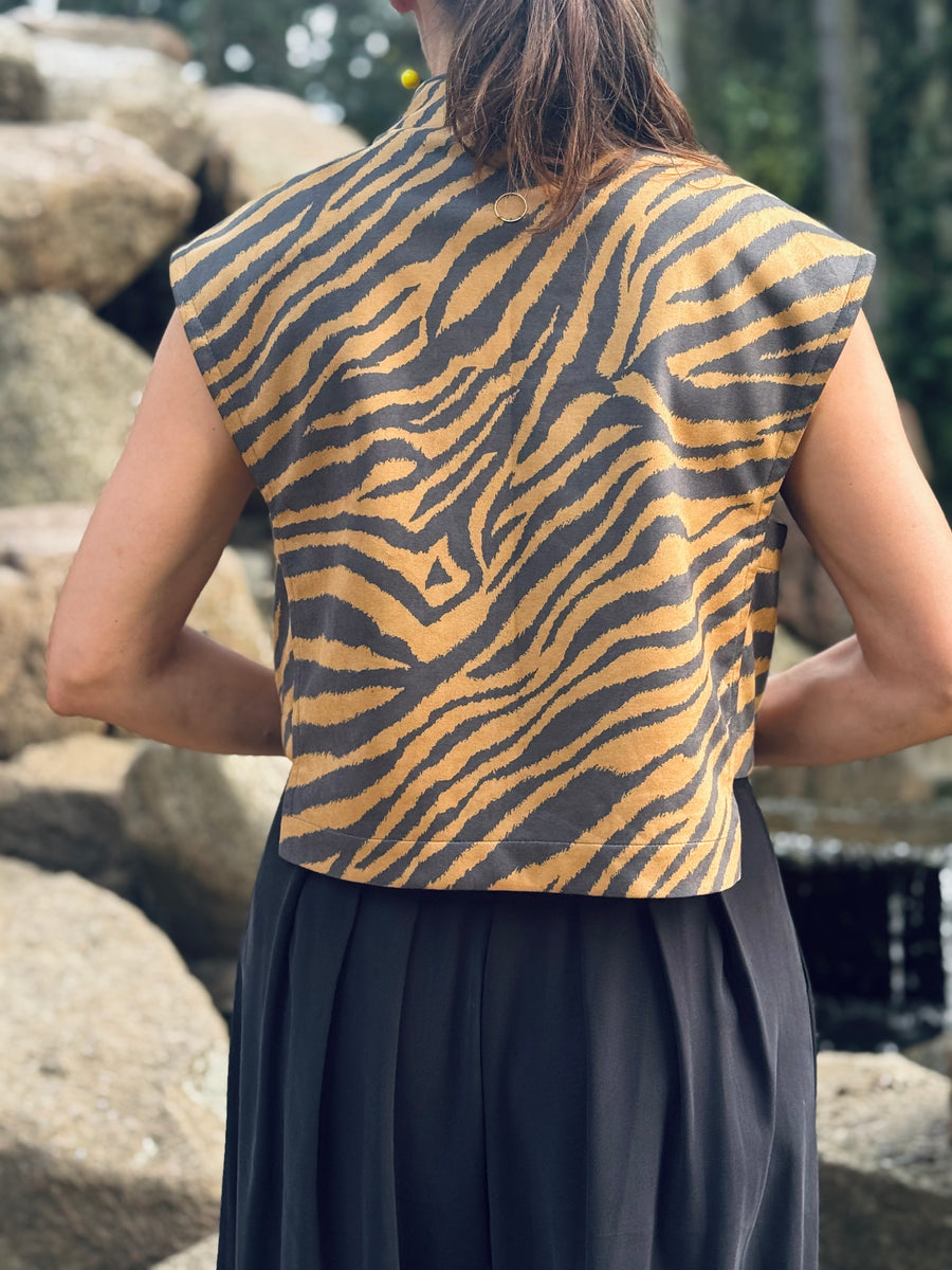 Kamizelka EMI Zebra Brown