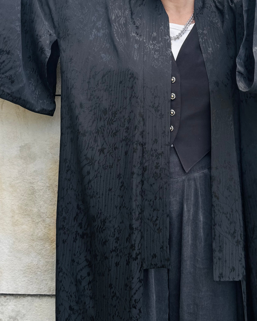 kimono JACQUARD BLACK