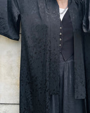 Kimono JACQUARD BLACK MAT
