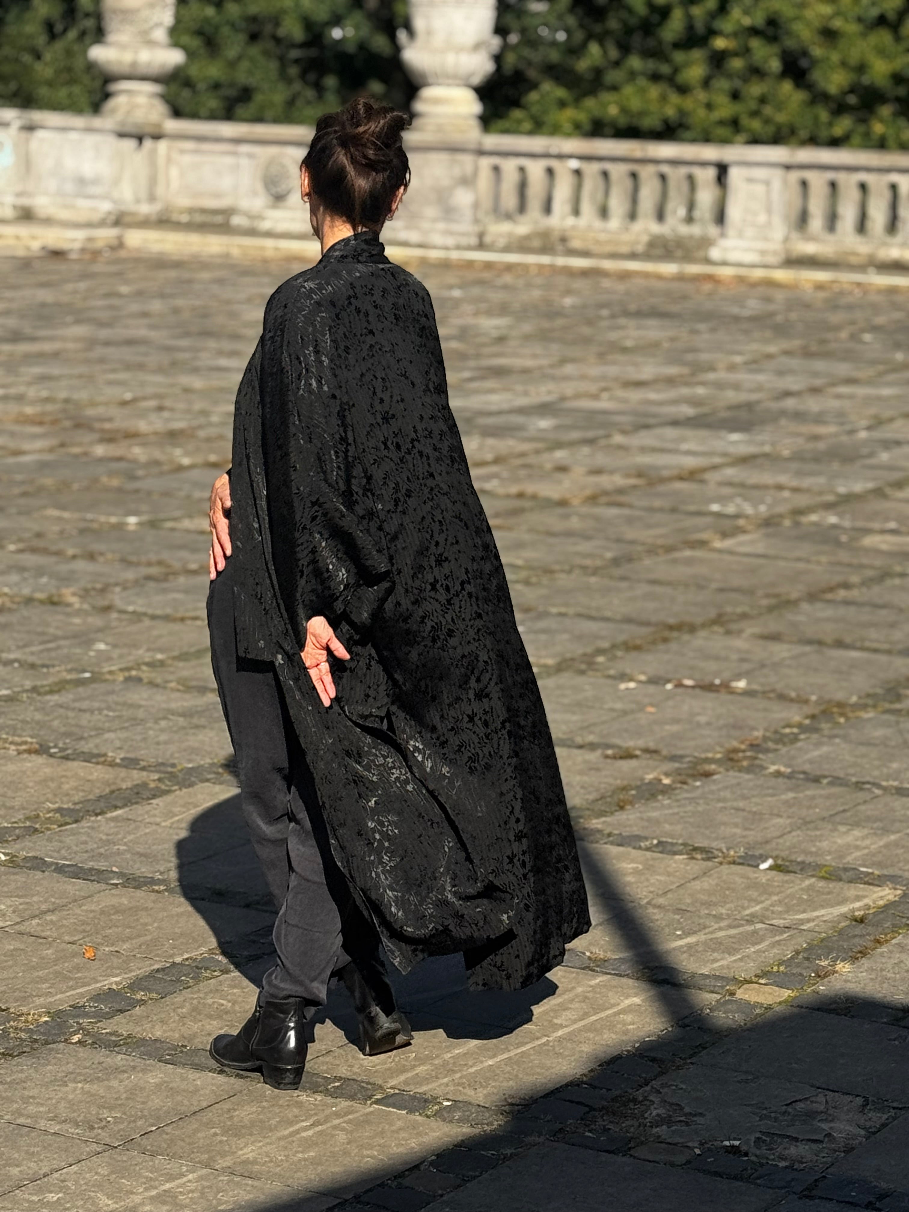 kimono JACQUARD BLACK