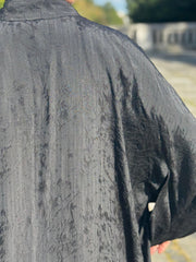 Kimono JACQUARD BLACK MAT