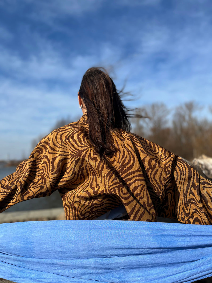 kimono BROWN ZEBRA