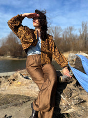 kimono BROWN ZEBRA