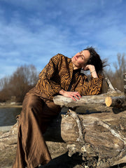 kimono BROWN ZEBRA