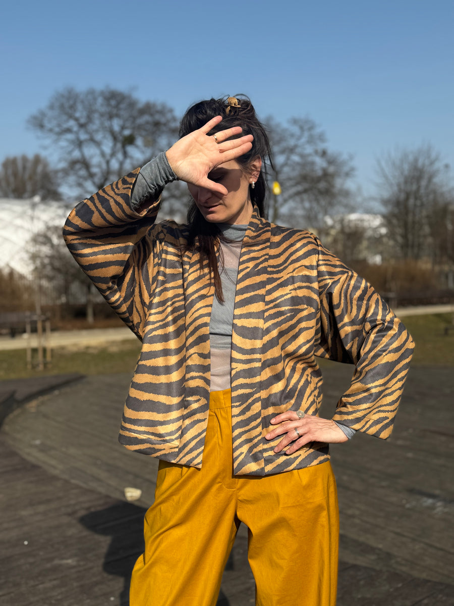 kimono ZEBRA brown