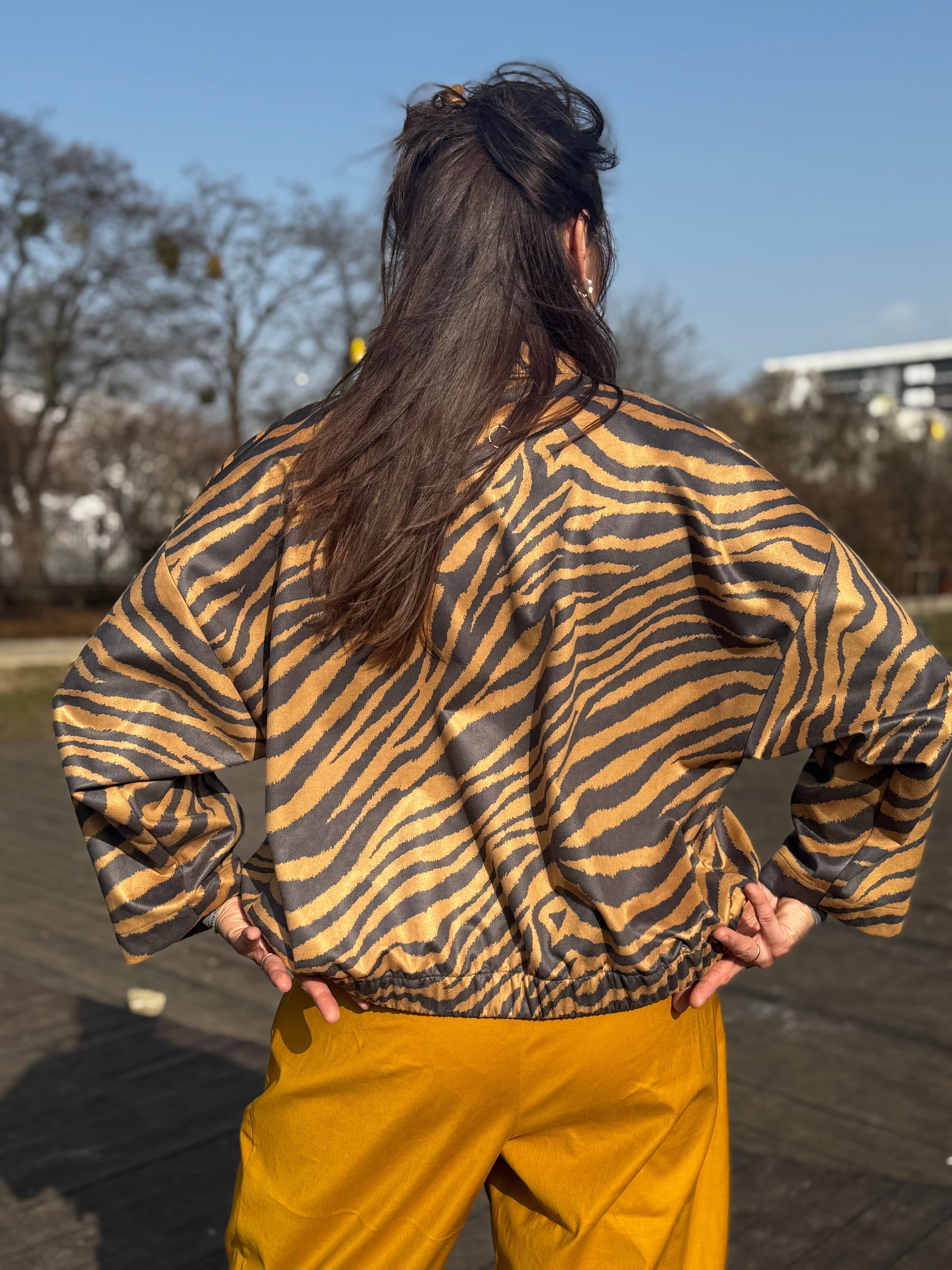 kimono ZEBRA brown