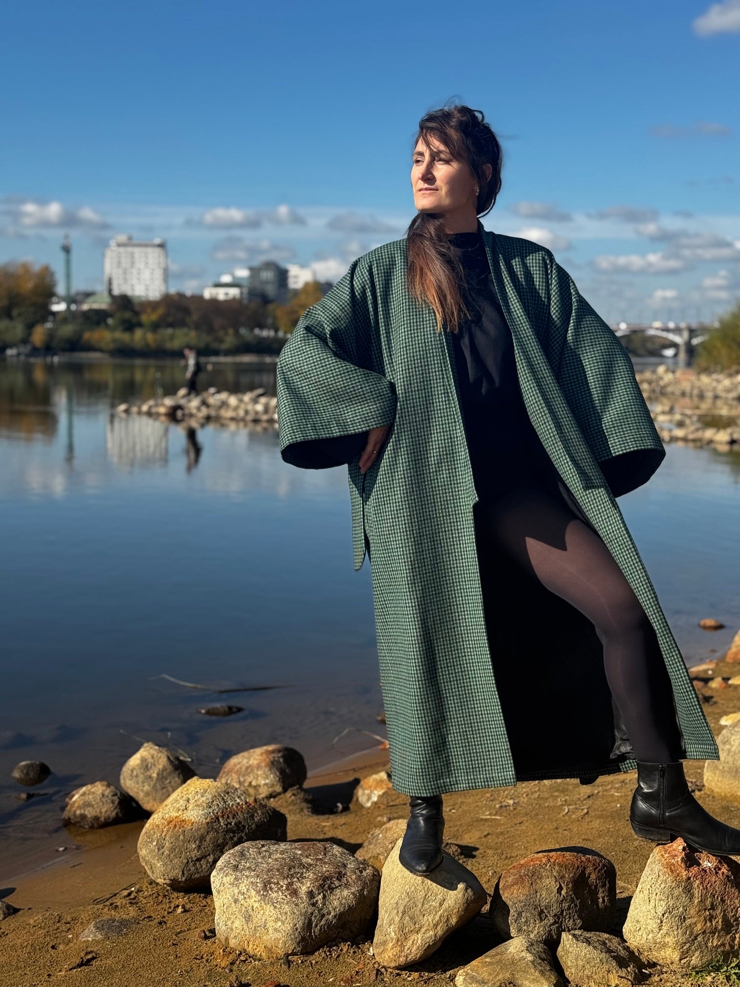 kimono HOLMS kaszmir long