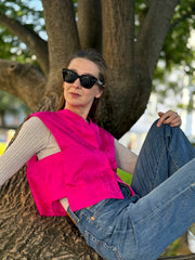 kamizelka EMI magenta