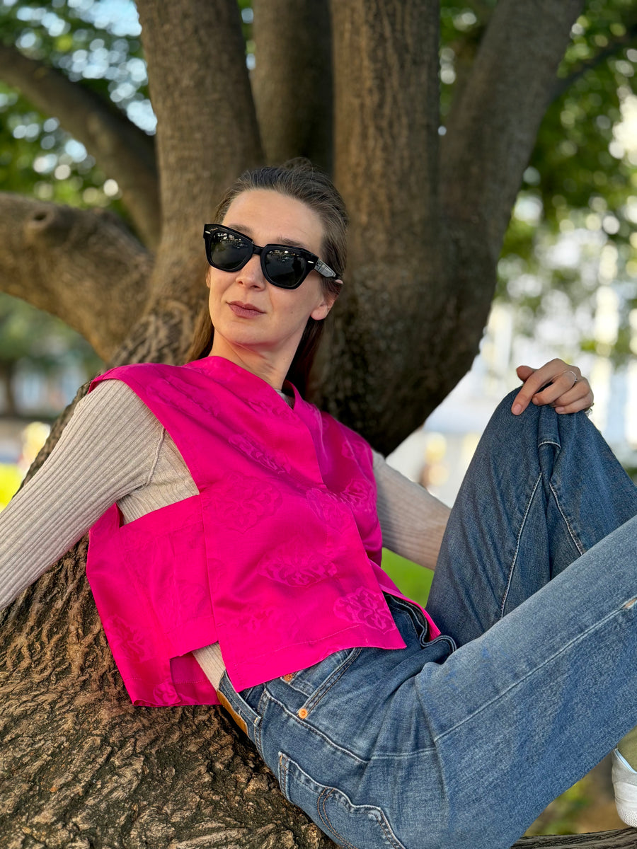 kamizelka EMI magenta