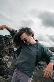 kimono BASALT tencel