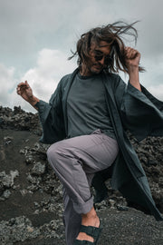 kimono BASALT tencel