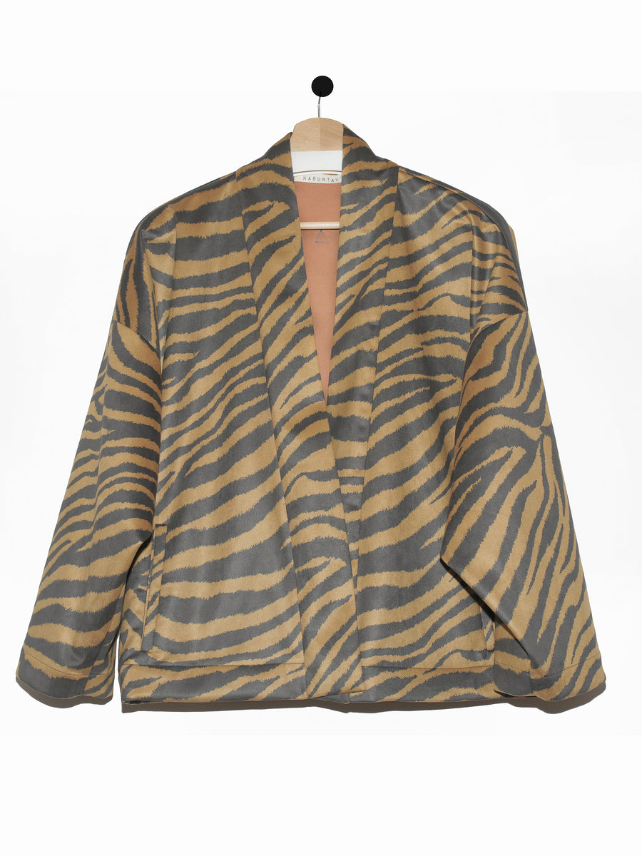 kimono ZEBRA brown