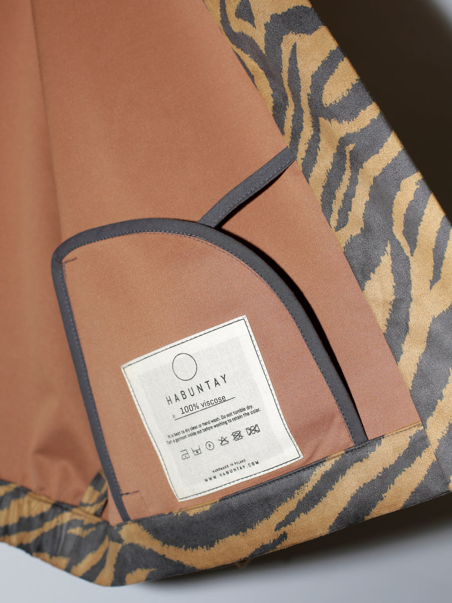 kimono ZEBRA brown