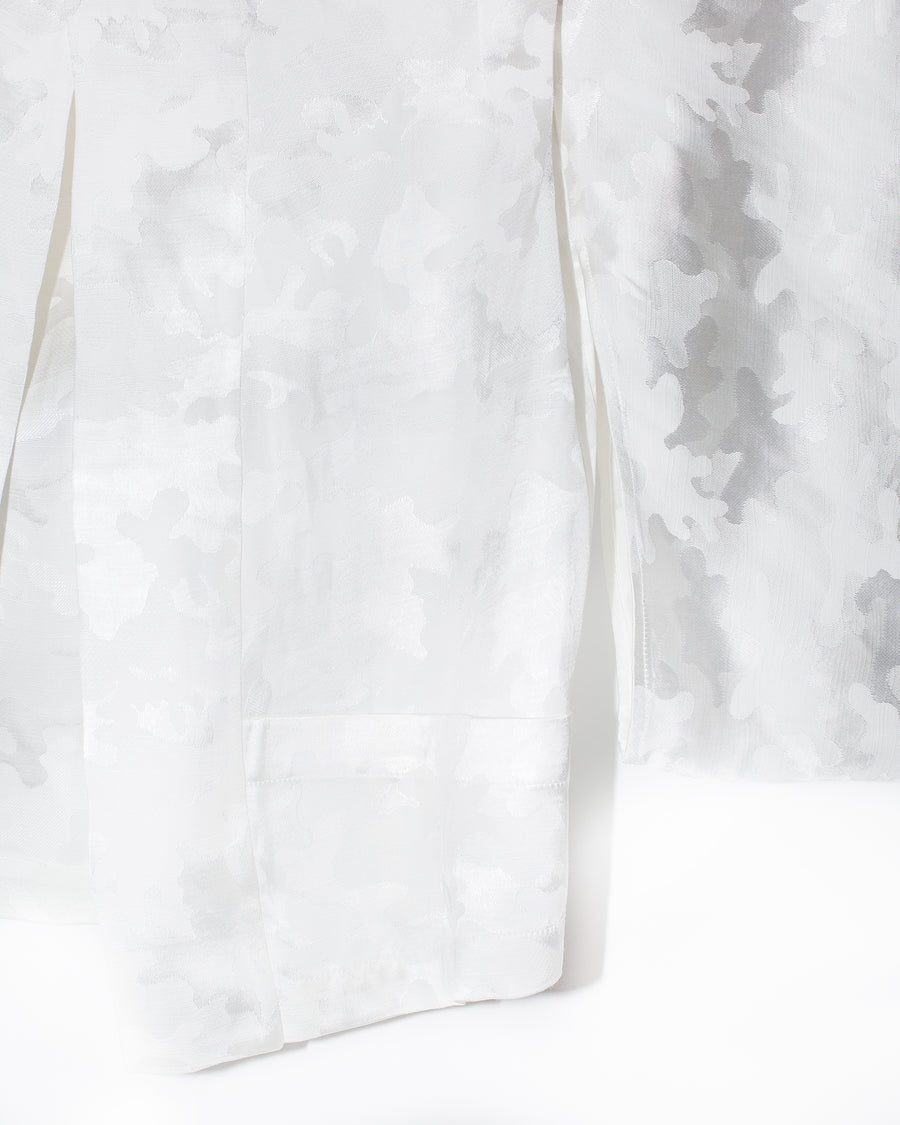 kimono WHITE JACQUARD