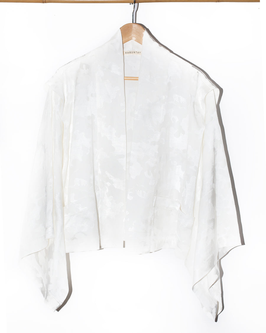 kimono WHITE JACQUARD
