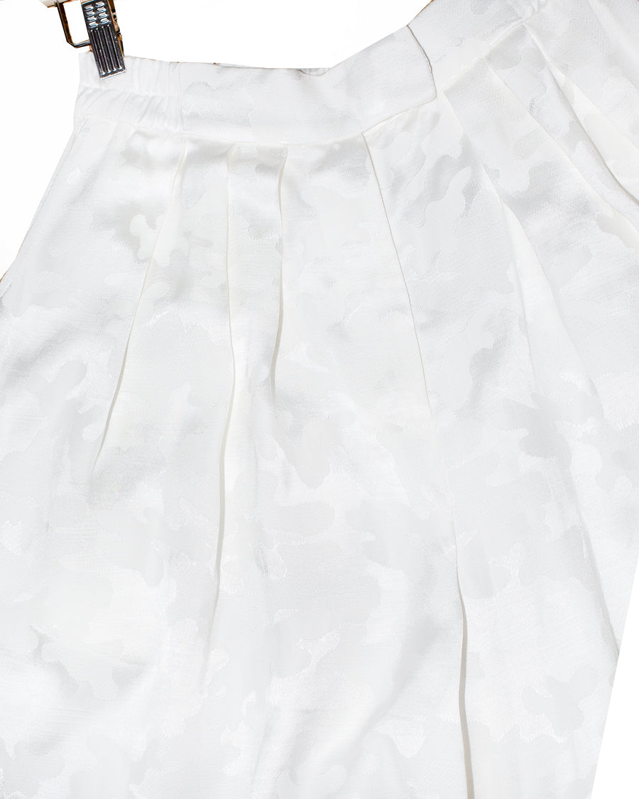 spodnie hakamy WHITE JACQUARD
