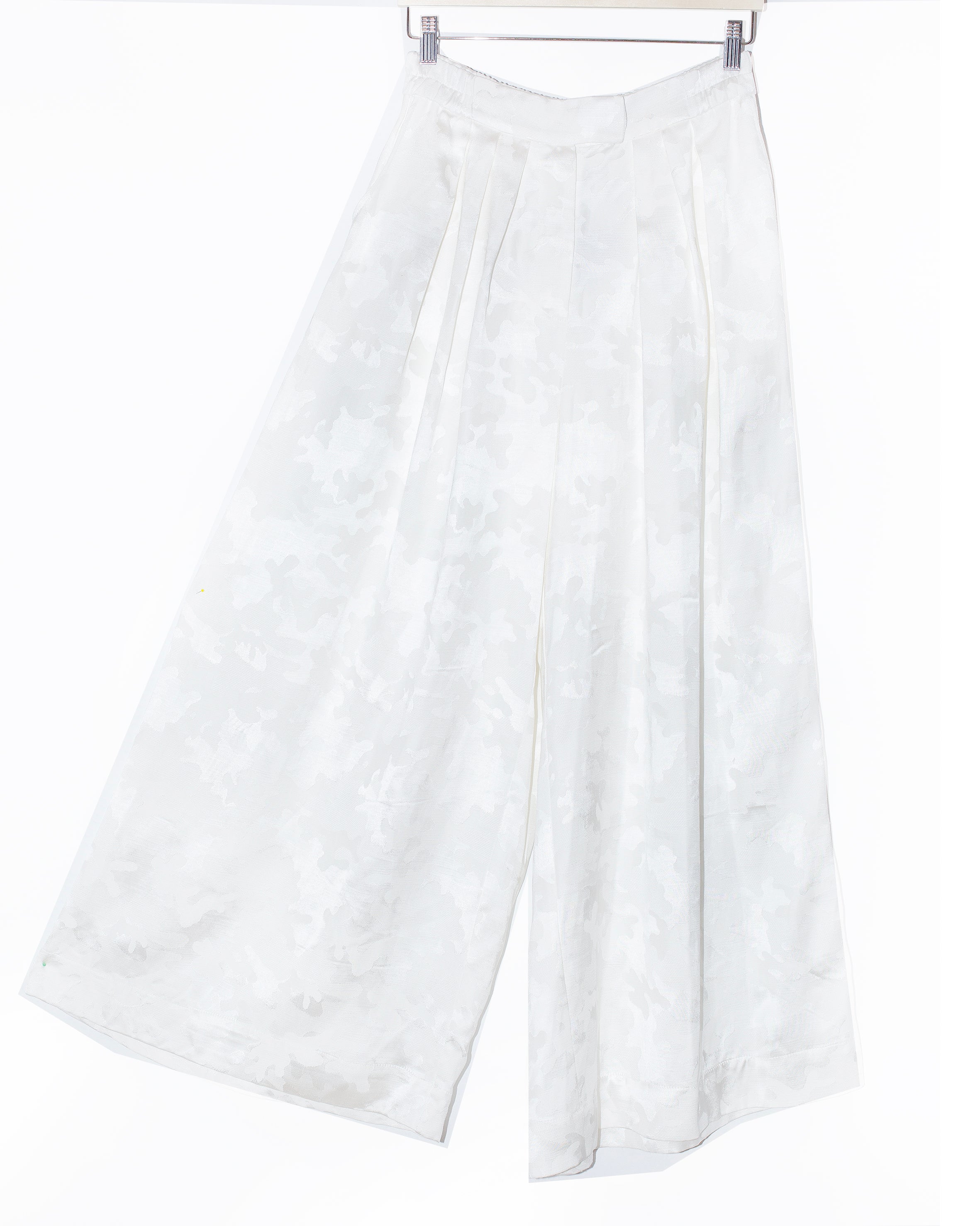 spodnie hakamy WHITE JACQUARD
