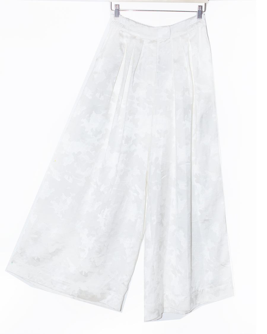 spodnie hakamy WHITE JACQUARD