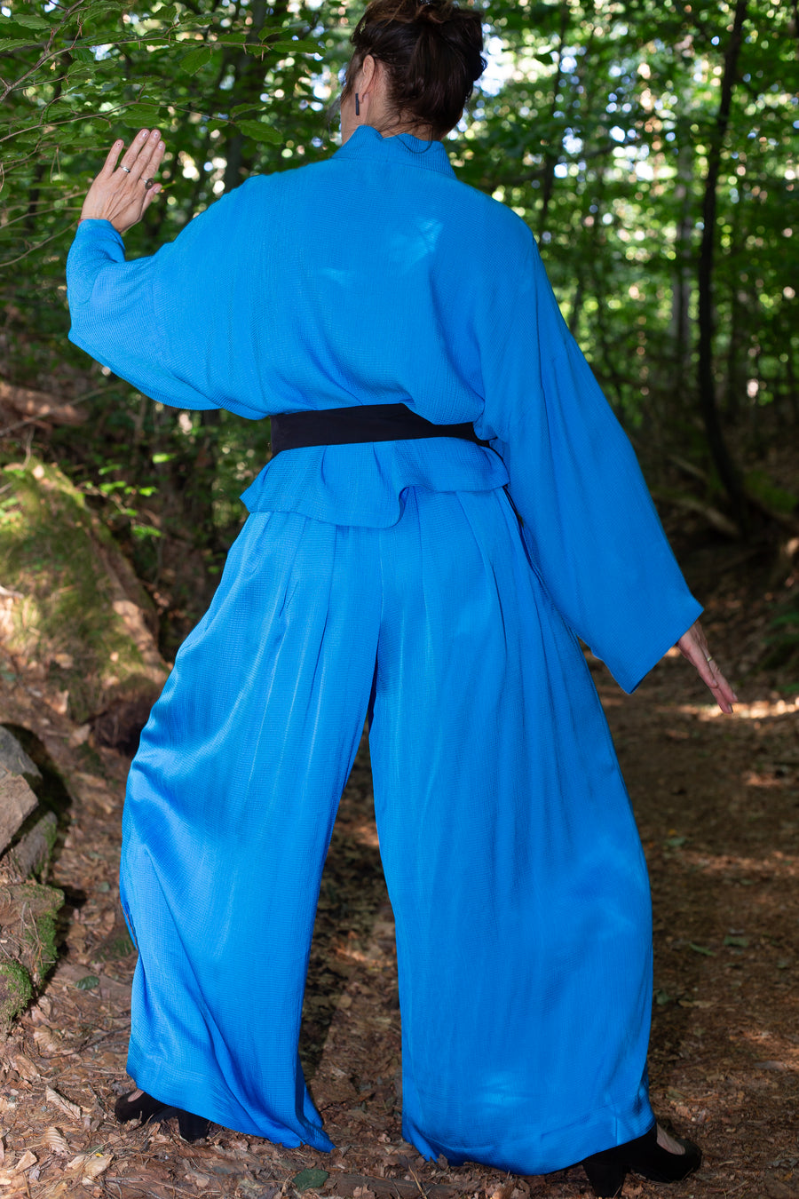 spodnie West HAKAMA Royal Blue