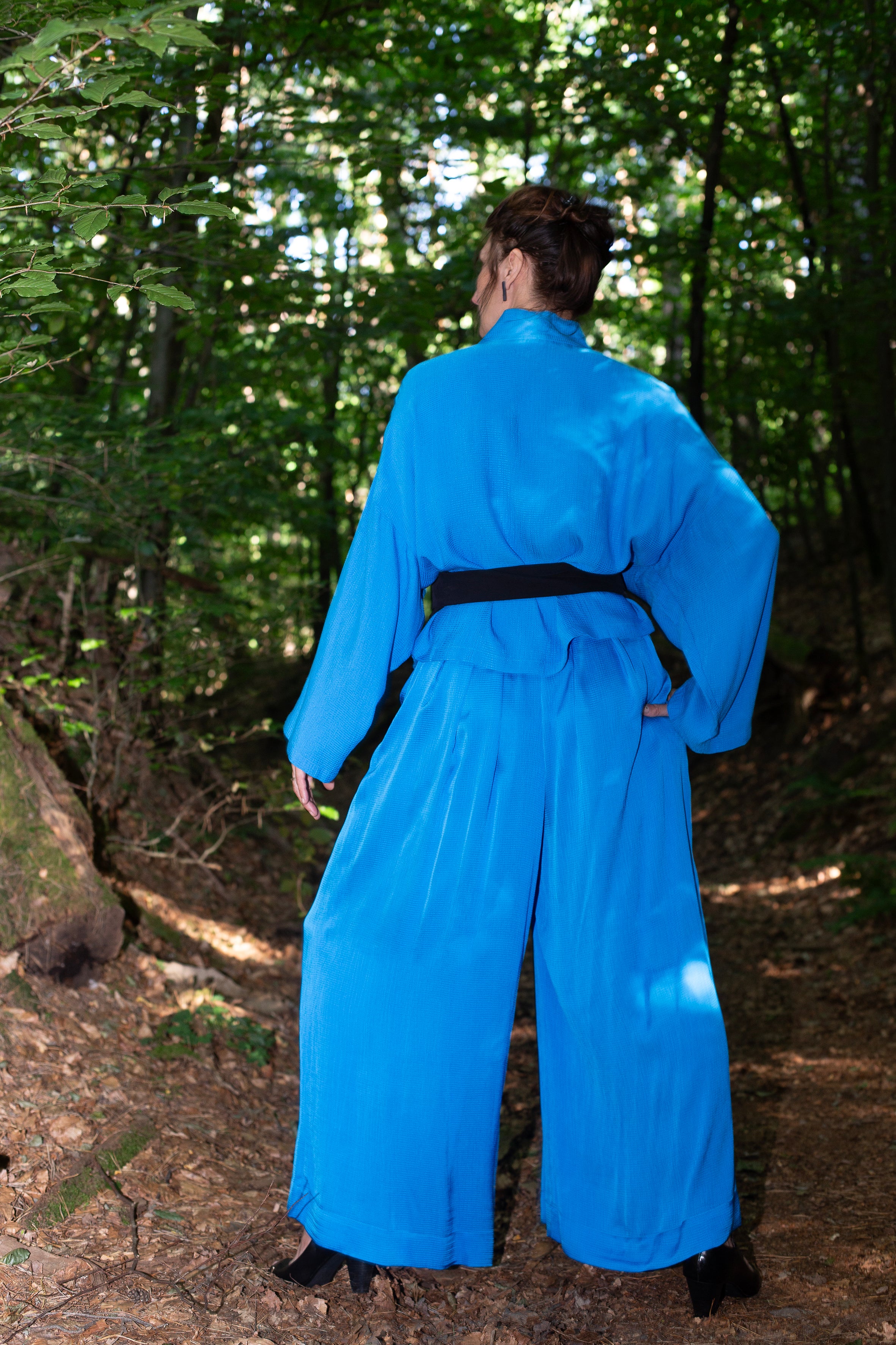 spodnie West HAKAMA Royal Blue