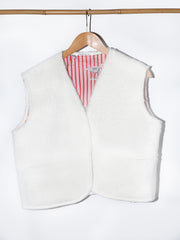 kamizelka IVORY virgin wool