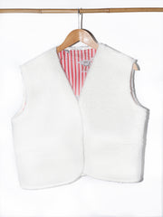 kamizelka IVORY virgin wool