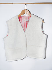 kamizelka IVORY virgin wool