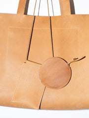 Torba XXL CAMEL 100% skóra naturalna