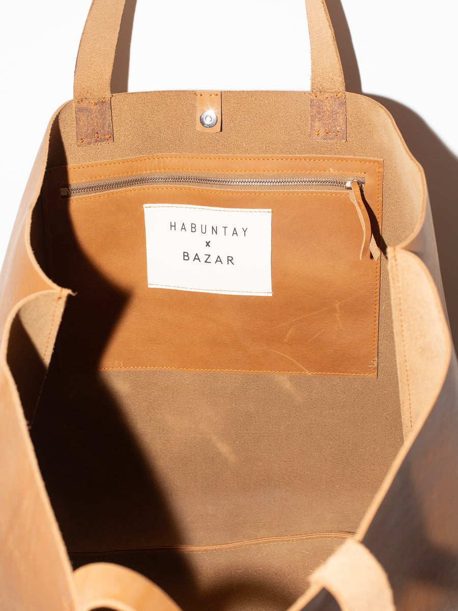 Torba XXL CAMEL 100% skóra naturalna