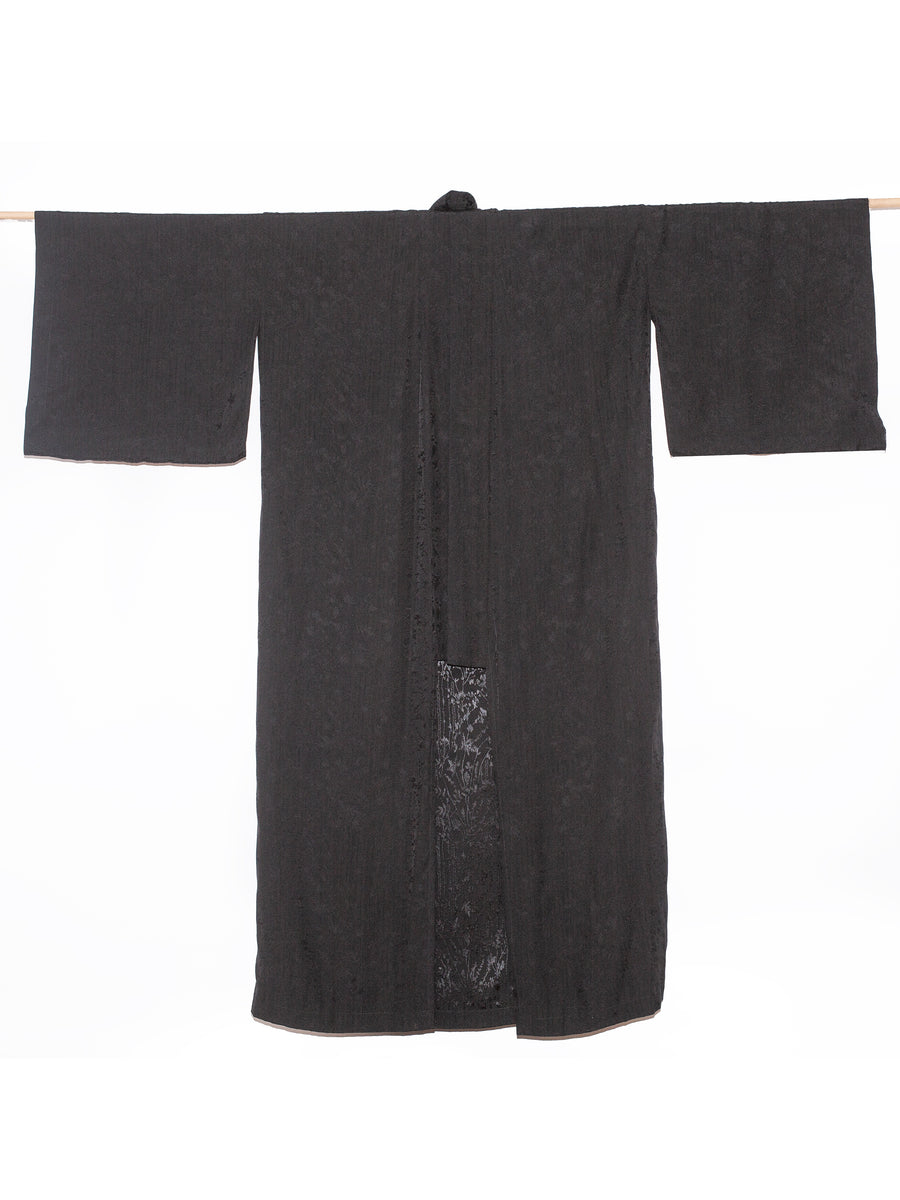 Kimono JACQUARD BLACK MAT