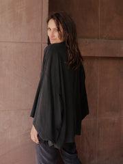 kimono JIN じん black tencel
