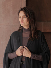 kimono JIN じん black tencel