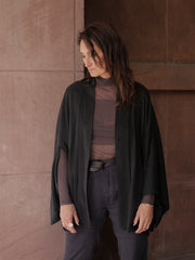 kimono JIN じん black tencel