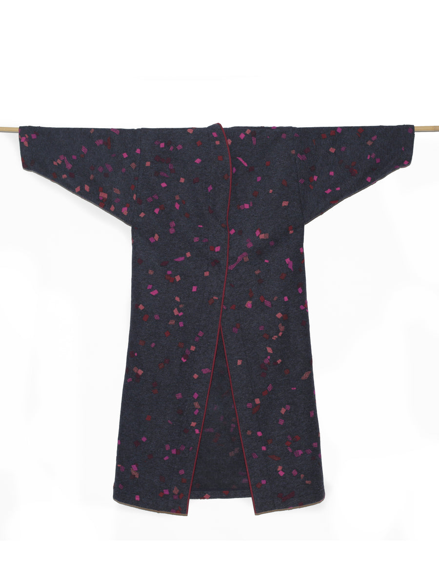 Kimono płaszcz PIET ART granat