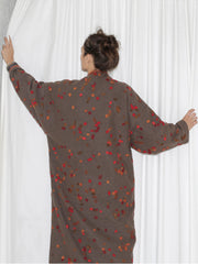 Kimono płaszcz PIET ART brąz