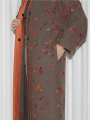 Kimono płaszcz PIET ART brąz