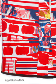 Kimono INDEPENDENCE red