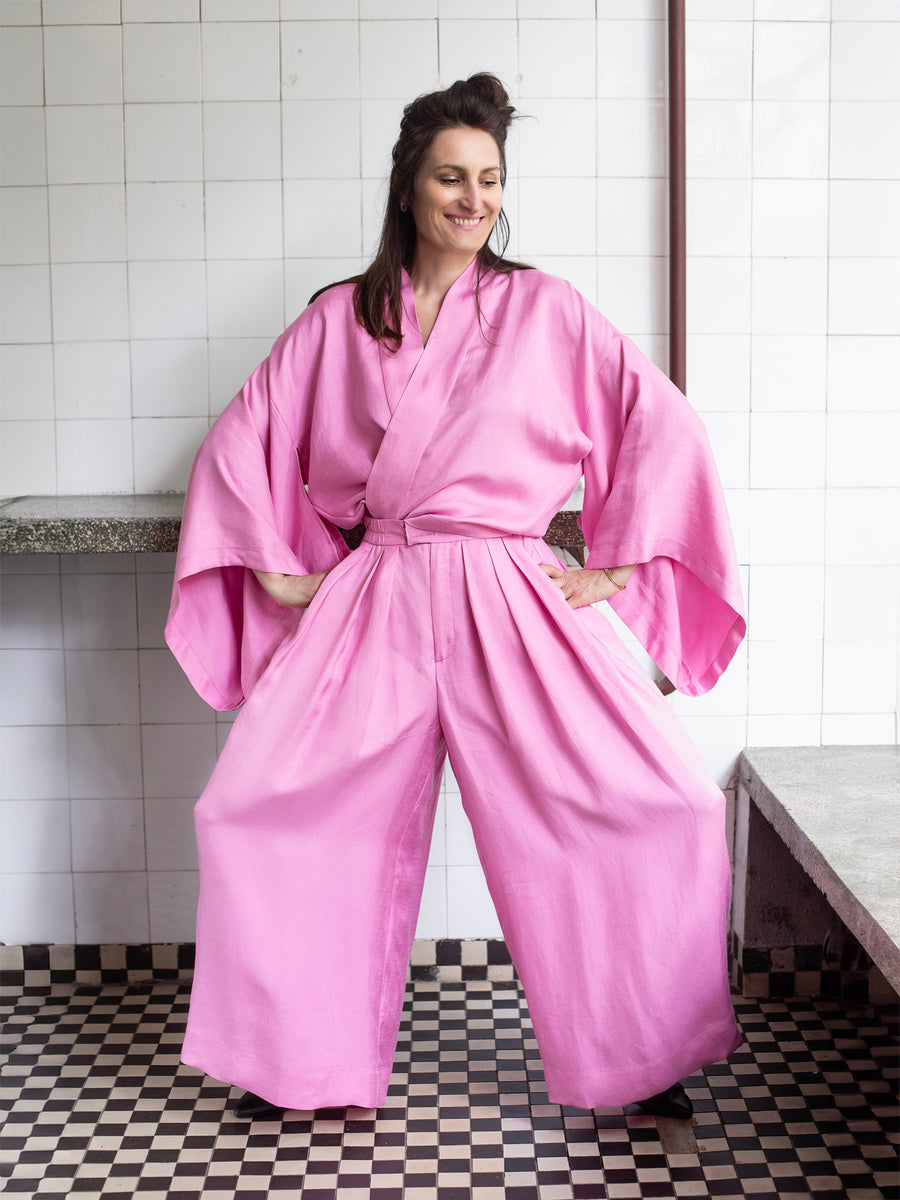 spodnie west HAKAMA SAKURA MISTA