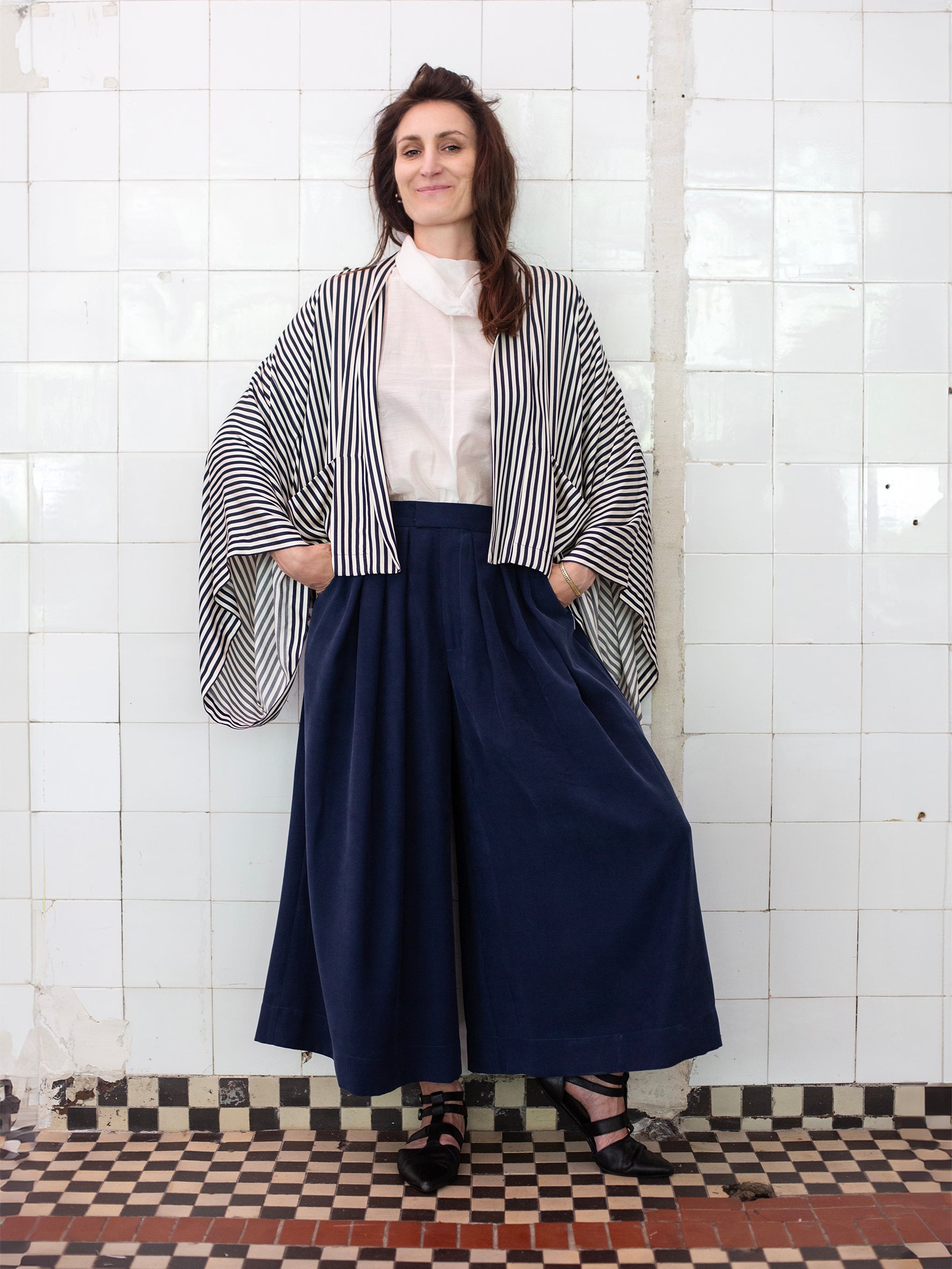 spodnie WEST HAKAMA cold blue