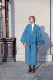 Kimono COLD BLUE long