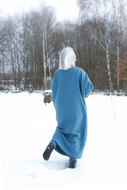 Kimono COLD BLUE long