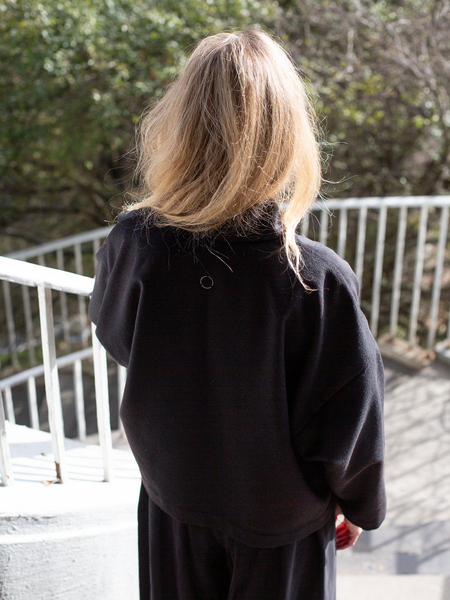 kimono  BLACK kaszmir