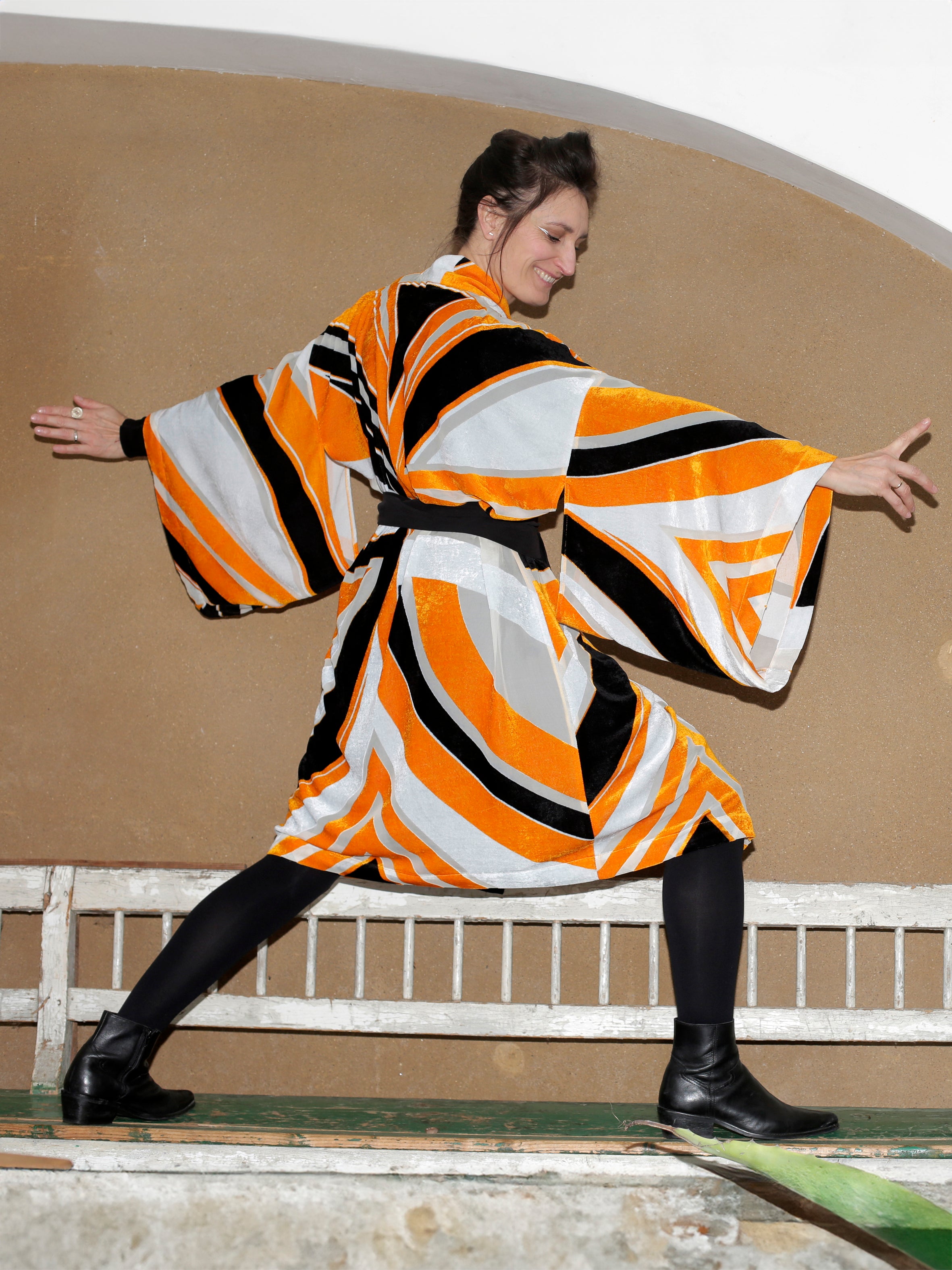 kimono VELVET ECLIPSE jedwab