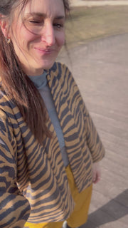 kimono ZEBRA brown
