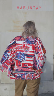 Kimono INDEPENDENCE red