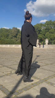 Kimono JACQUARD BLACK MAT